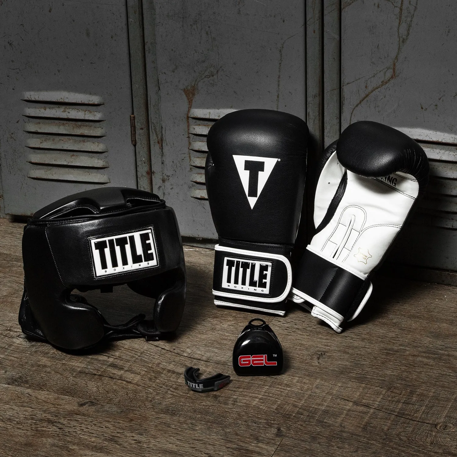 TITLE Boxing Leather Sparring Bundle