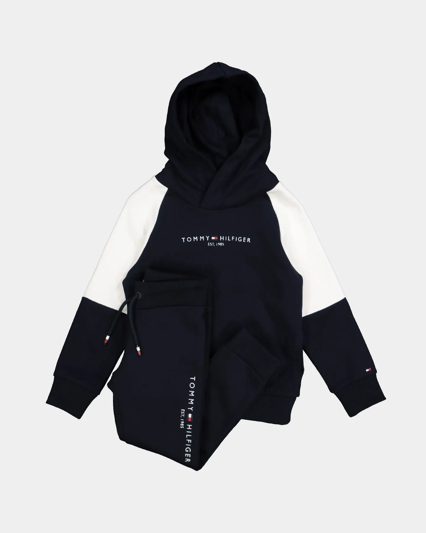 Tommy Hilfiger Kids' Essential Hooded Block Set Desert Sky