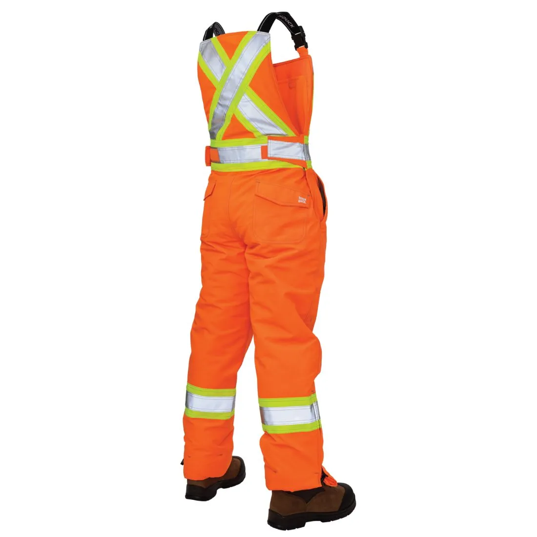 Tough Duck Women’s High Visibility Insulated Flex CSA Safety Bib Overalls