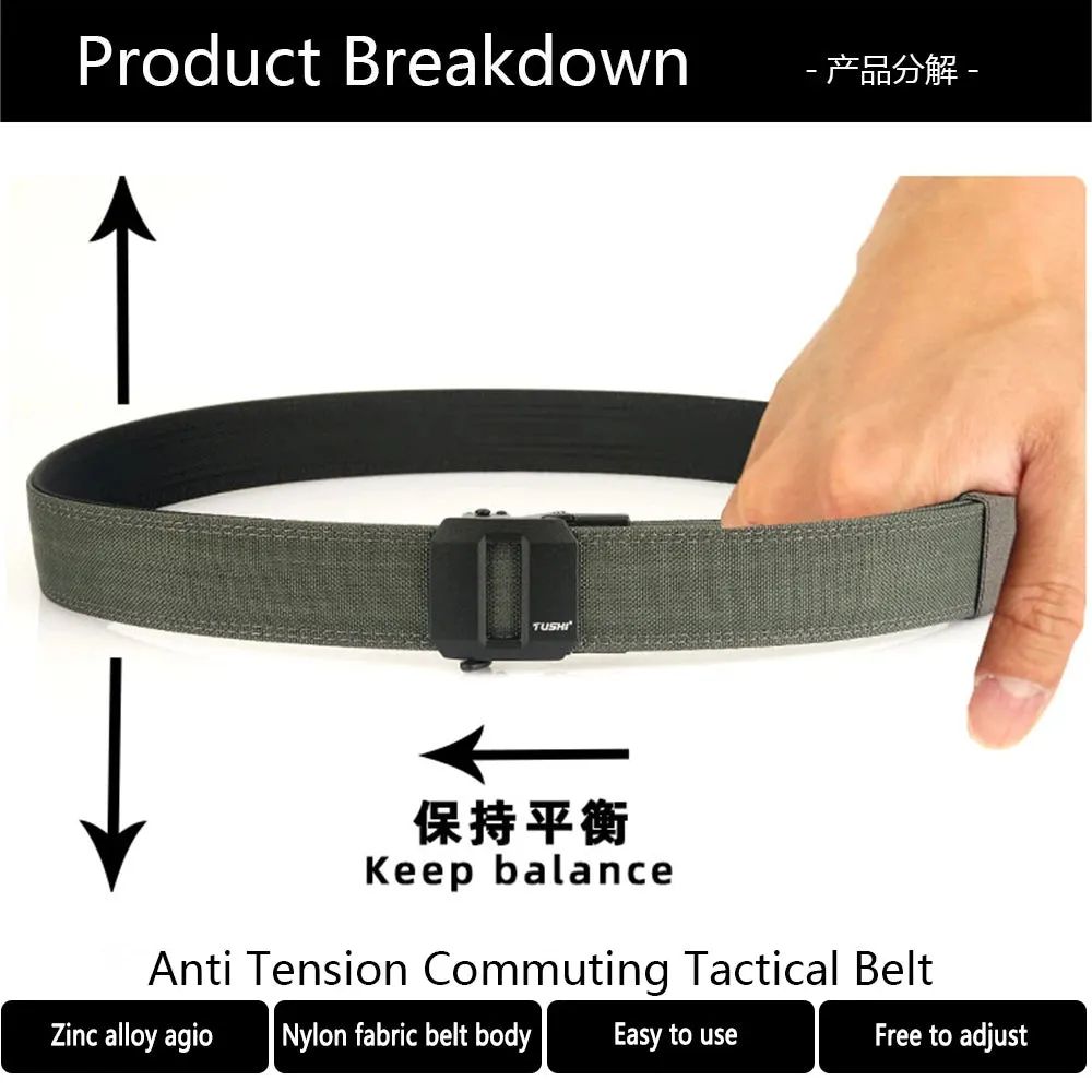 TUSHI Quick Release Tactical Belt