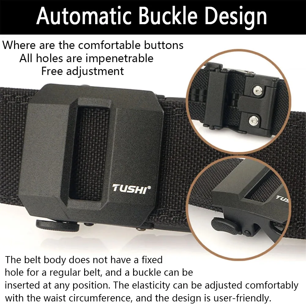 TUSHI Quick Release Tactical Belt