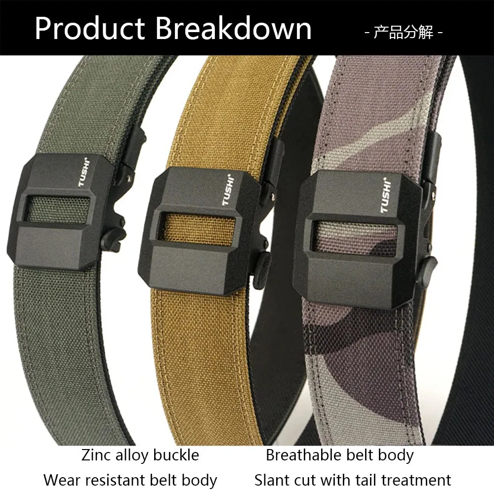 TUSHI Quick Release Tactical Belt