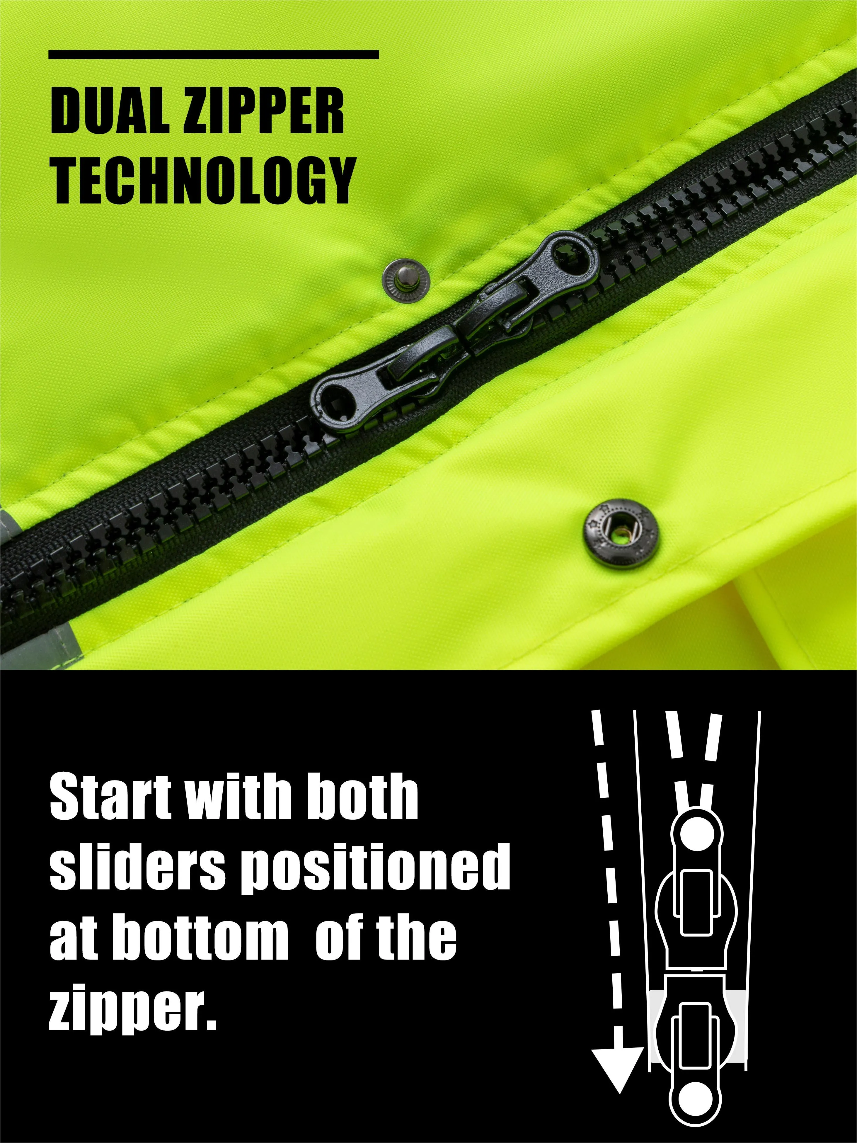 Ubon High Visibility Winter Safety Jackets