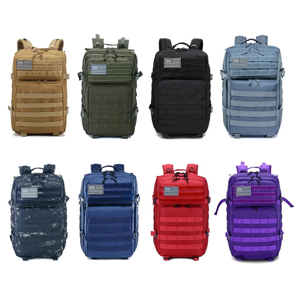 Unisex 'New Breed' 50L Military Molle Tactical Backpack