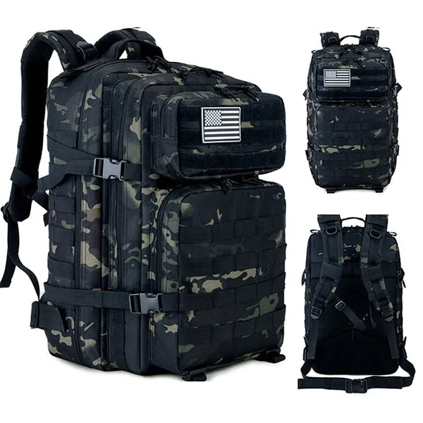 Unisex 'New Breed' 50L Military Molle Tactical Backpack