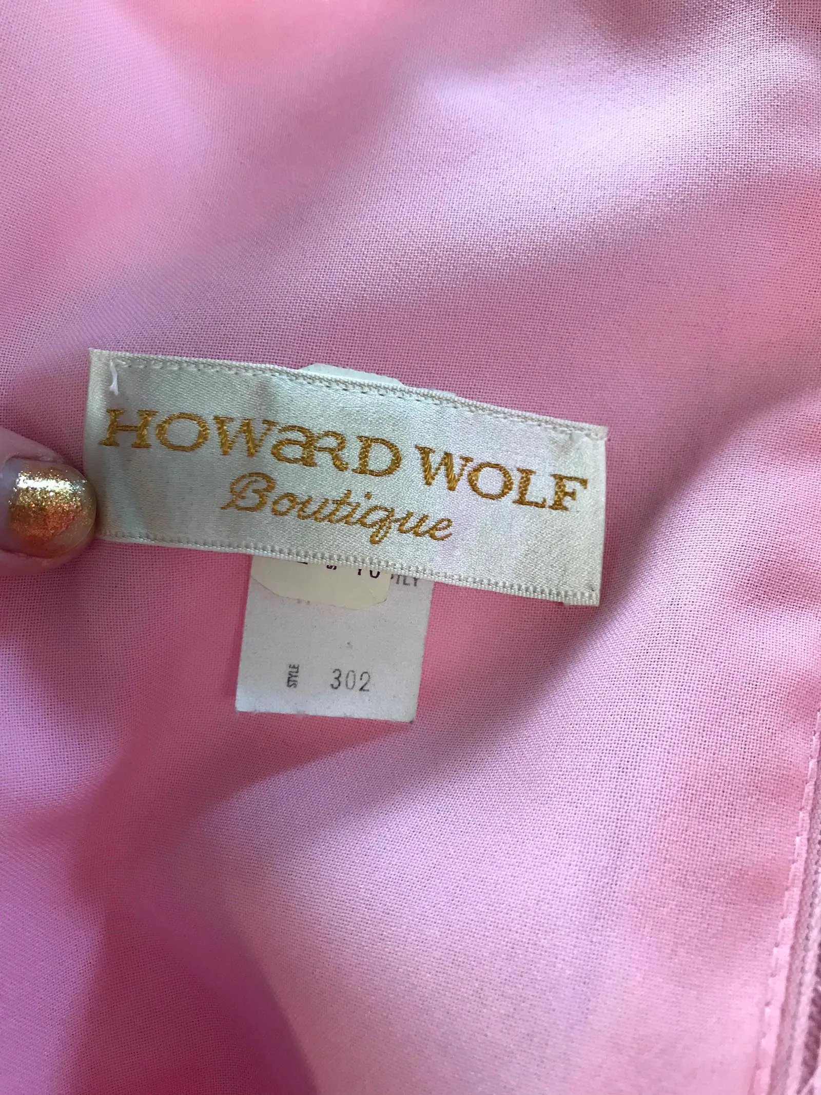 Vintage 60s 70s | Pink Dead Stock Howard Wolf GoGo Mod Scooter Mini Dress | S