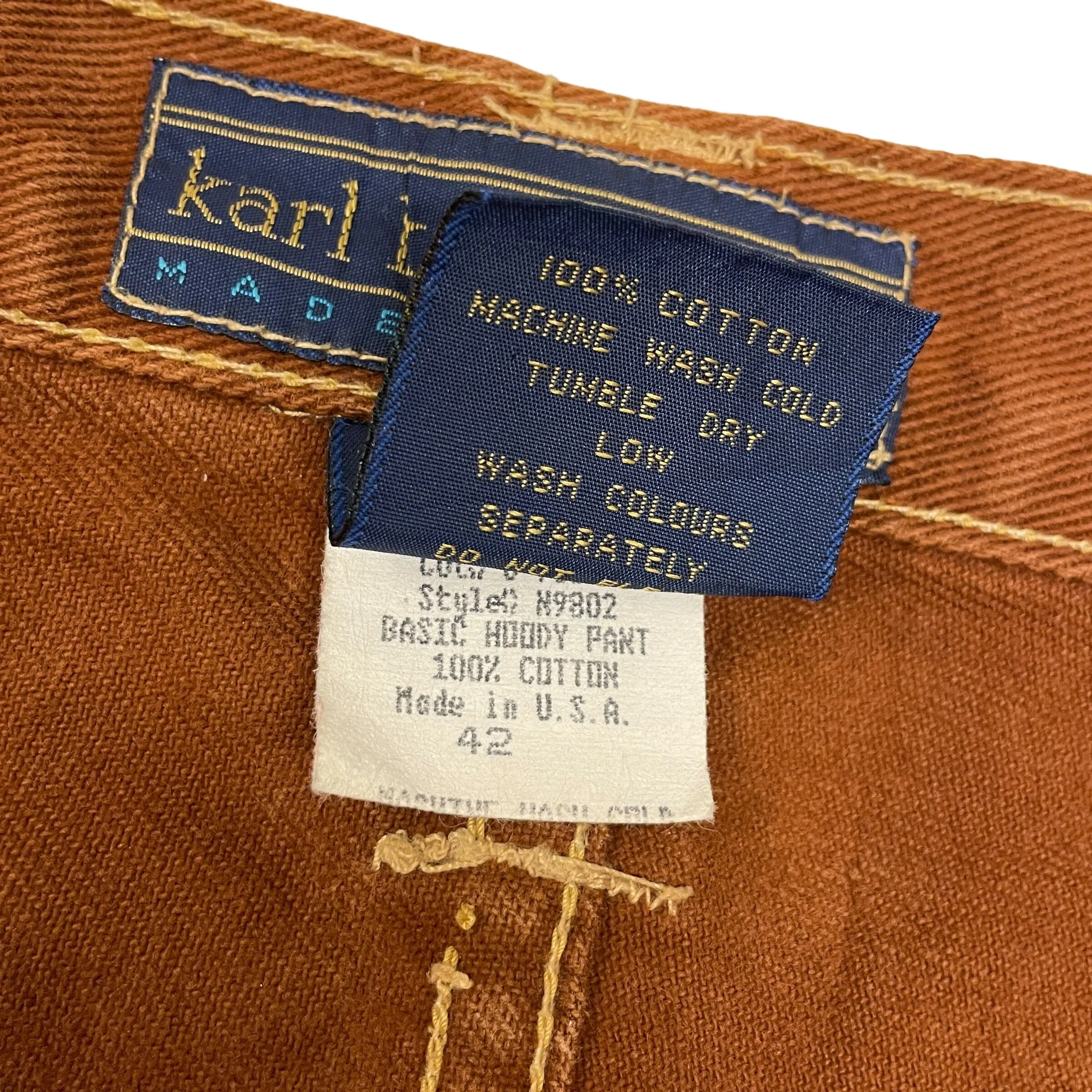 Vintage Karl Kani Jeans Rust Denim Made in USA Size 40"