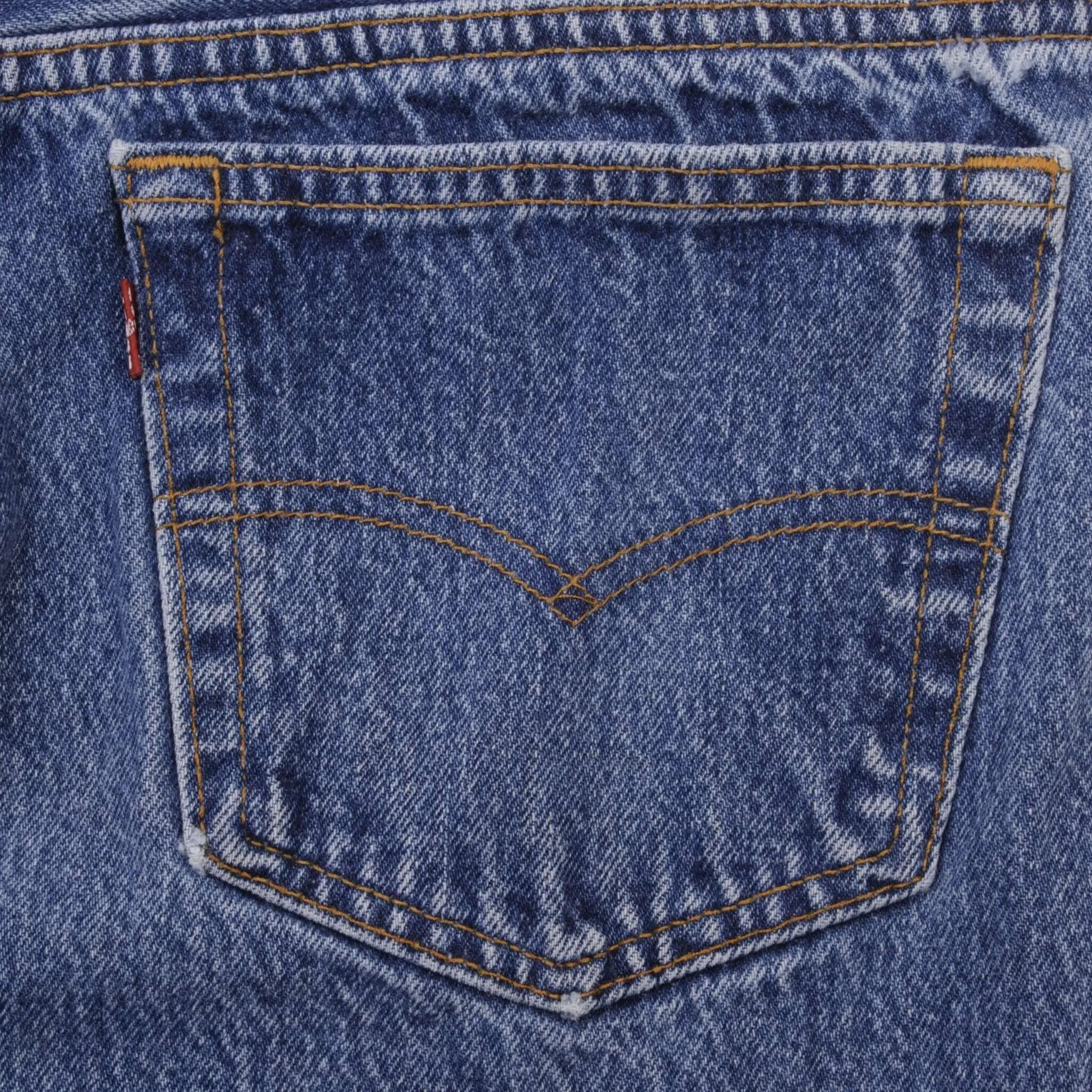 VINTAGE LEVIS 501 JEANS INDIGO 1980S SIZE W32 L28 MADE IN USA