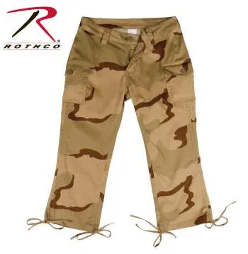 Womens Camo Capri Pants