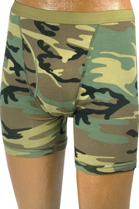 Woodland Camouflage - Mens GI Type Boxer Briefs